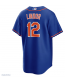 Men's New York Mets Francisco Lindor Nike Royal Alternate Replica Player Jersey