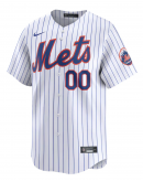 Men's New York Mets Nike White Home Limited Custom Jersey