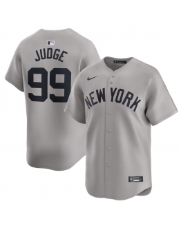 Men's New York Yankees Aaron Judge Nike Gray Away Limited Player Jersey