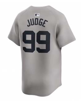 Men's New York Yankees Aaron Judge Nike Gray Away Limited Player Jersey