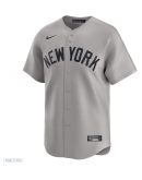 Men's New York Yankees Derek Jeter Nike Gray Away Limited Player Jersey