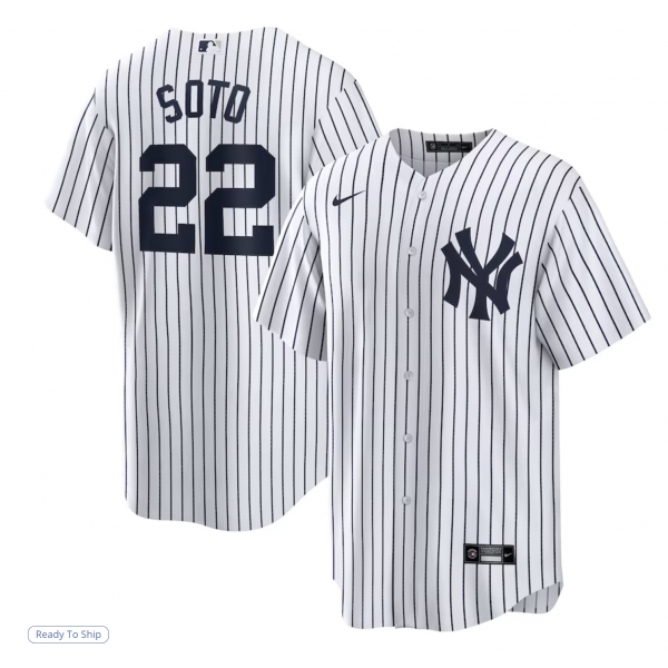 Men's New York Yankees Juan Soto Nike White Home Replica Player Jersey