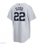 Men's New York Yankees Juan Soto Nike White Home Replica Player Jersey