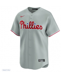 Men's Philadelphia Phillies Bryce Harper Nike Gray Away Limited Player Jersey