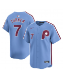 Men's Philadelphia Phillies Trea Turner Nike Light Blue Alternate Limited Player Jersey