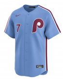 Men's Philadelphia Phillies Trea Turner Nike Light Blue Alternate Limited Player Jersey