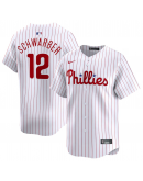 Men's Philadelphia Phillies Kyle Schwarber Nike White Home Limited Player Jersey