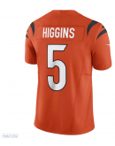 Men's Cincinnati Bengals Tee Higgins Nike Orange Vapor F.U.S.E. Limited Jersey