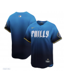 Men's Philadelphia Phillies Nike Blue 2024 City Connect Limited Jersey