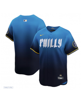 Men's Philadelphia Phillies Nike Blue 2024 City Connect Limited Jersey