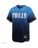 Men's Philadelphia Phillies Nike Blue 2024 City Connect Limited Jersey