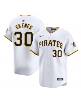 Men's Pittsburgh Pirates Paul Skenes Nike White Home Limited Player Jersey