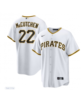 Men's Pittsburgh Pirates Andrew McCutchen Nike White Replica Player Jersey