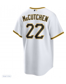 Men's Pittsburgh Pirates Andrew McCutchen Nike White Replica Player Jersey