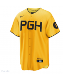 Men's Pittsburgh Pirates Nike Gold City Connect Replica Jersey