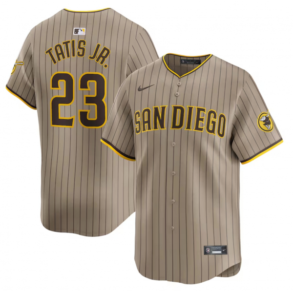 Men's San Diego Padres Fernando Tatis Jr. Nike Tan Alternate Limited Player Jersey