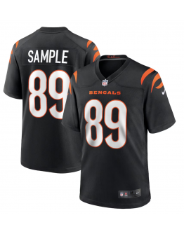 Men's Cincinnati Bengals Drew Sample Nike Black Game Jersey