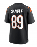 Men's Cincinnati Bengals Drew Sample Nike Black Game Jersey