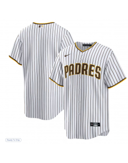 Men's San Diego Padres Nike White Home Replica Team Jersey