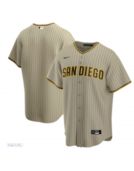 Men's San Diego Padres Nike Tan Alternate Replica Team Jersey