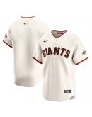 Men's San Francisco Giants Nike Cream Home Limited Jersey