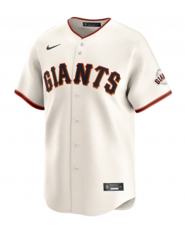 Men's San Francisco Giants Nike Cream Home Limited Jersey