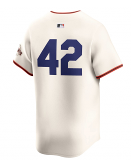 Men's San Francisco Giants Nike Cream 2024 Jackie Robinson Day Home Limited Jersey