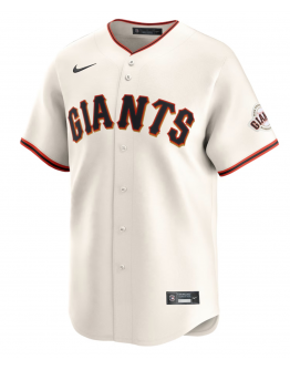 Youth San Francisco Giants Nike Cream Home Limited Custom Jersey