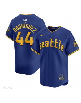 Men's Seattle Mariners Julio Rodríguez Nike Royal City Connect Limited Player Jersey