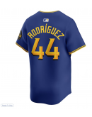 Men's Seattle Mariners Julio Rodríguez Nike Royal City Connect Limited Player Jersey