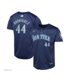 Youth Seattle Mariners Julio Rodríguez Nike Navy Road Limited Player Jersey