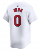 Men's St. Louis Cardinals Masyn Winn Nike White Home Limited Player Jersey