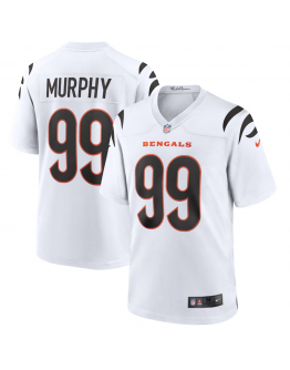 Men's Cincinnati Bengals Myles Murphy Nike White Team Game Jersey