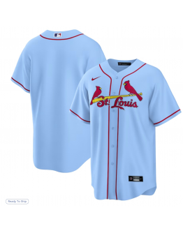 Men's St. Louis Cardinals Nike Light Blue Alternate Replica Team Jersey