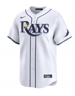 Men's Tampa Bay Rays Jonny DeLuca Nike White Home Limited Player Jersey