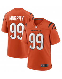 Men's Cincinnati Bengals Myles Murphy Nike Orange Team Game Jersey