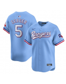 Men's Texas Rangers Corey Seager Nike Light Blue Alternate Limited Player Jersey