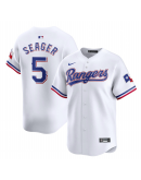 Men's Texas Rangers Corey Seager Nike White Home Limited Player Jersey