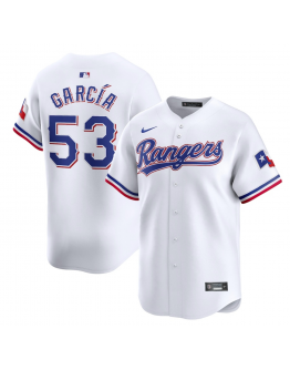 Youth Texas Rangers Adolis García Nike White Home Limited Player Jersey