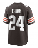 Men's Cleveland Browns Nick Chubb Nike Brown Player Game Jersey