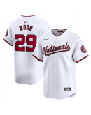 Youth Washington Nationals James Wood Nike White Home Limited Player Jersey