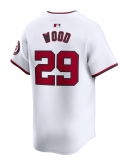 Youth Washington Nationals James Wood Nike White Home Limited Player Jersey