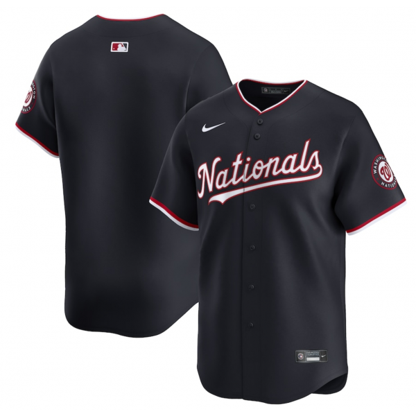 Men's Washington Nationals Nike Navy Alternate Limited Jersey