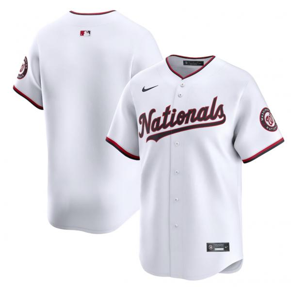 Youth Washington Nationals Nike White Home Limited Jersey