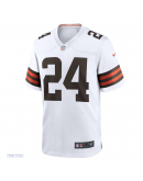 Men's Cleveland Browns Nick Chubb Nike White Game Jersey