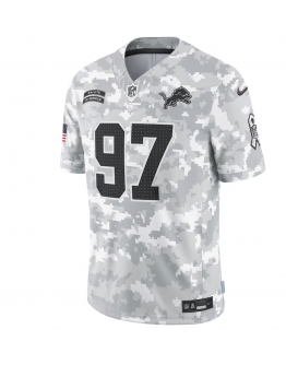 Men's Detroit Lions Aidan Hutchinson Nike Arctic Camo 2024 Salute to Service Limited Jersey