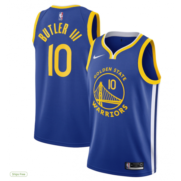 Youth Golden State Warriors Jimmy Butler III Nike Royal Swingman Jersey - Icon Edition