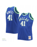 Men's Dallas Mavericks Dirk Nowitzki Mitchell & Ness Blue Big & Tall 1998/99 NBA 75th Anniversary Diamond Swingman Jersey