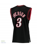 Men's Philadelphia 76ers Allen Iverson Mitchell & Ness Black 2000/01 Hardwood Classics Swingman Jersey