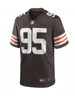 Men's Cleveland Browns Myles Garrett Nike Brown Player Game Jersey